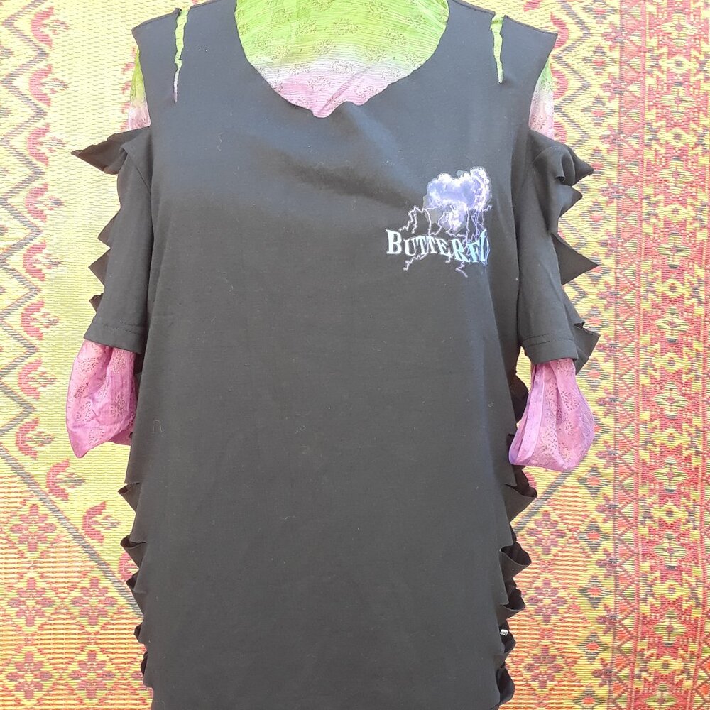 ALTERED BLACK T-SHIRT WOMEN'S XLish